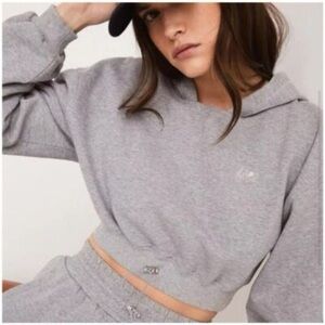 FOR LOVE & LEMONS for VICTORIA'S SECRET JOSIE Cropped Hoodie